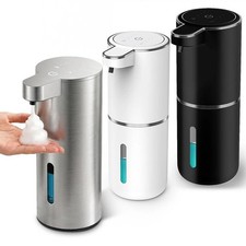 Automatic Foaming Soap Dispenser,Touchless Hand Wall Mount Rechargeable 4 Gear