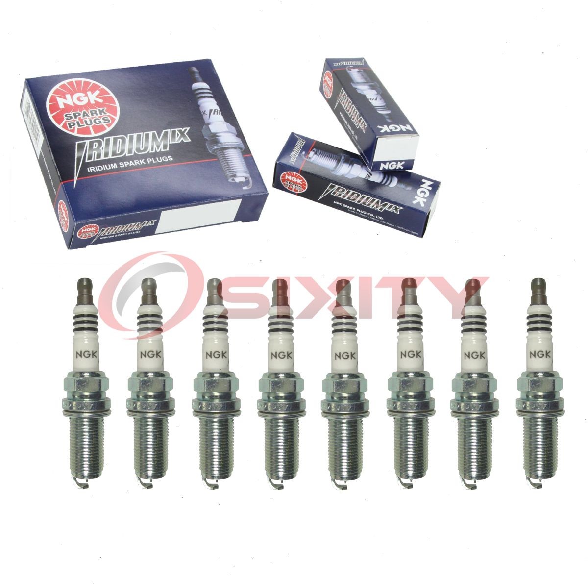 8 pc NGK Iridium IX Intake Side Spark Plugs for 2008-2010 Dodge Dakota 4.7L mk