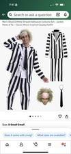 Beetlejuice Costume Adult XXL Check Sizing