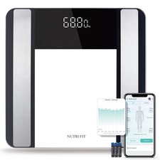 Smart Scale for Body Weight and Fat Percentage, Digital Bathroom Scale Blueto...