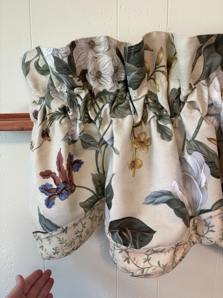 Занавеска балдахин бабочка цветочный гребешок Williamsburg коттедж 76 «W x 16» L - Изображение 3 из 4