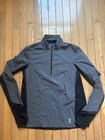 On Cloud womens Small  Half Zip Running Trail Breaker Pullover LIghtweight Grey