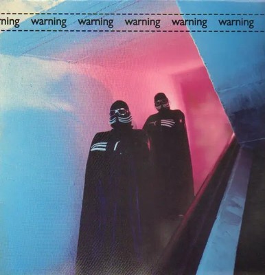 Warning RED SPACESHIP LABELS NEAR MINT Vertigo Vinyl LP