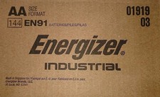 Energizer EN91 Industrial Alkaline Batteries, AA (Box of 144 Batteries) -... 0.45 per gallon