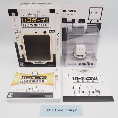 [EXC] Nintendo 3DS Box Boy Hako Boy Amiibo Set Qbby Gamesoft and CD Hakozume