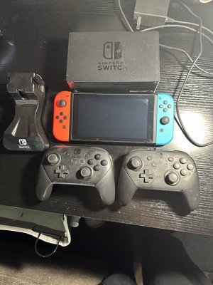 Nintendo Switch With Dock And Pro Controller