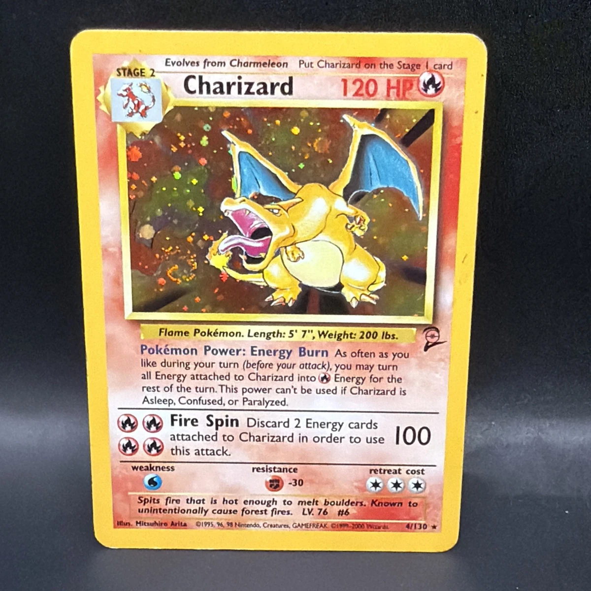 Charizard Pokémon TCG Holo Rare Base Set Individual Collectible