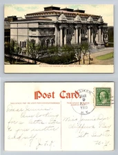 New York, NY-New York, Metropolitan Museum of Art Facade Vintage c1910 Postcard