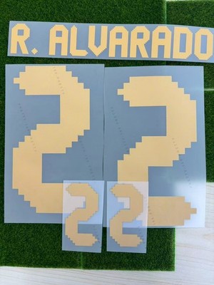 Roberto Alvarado 2024 Mexico Player Size Nameset Name Number ID Print