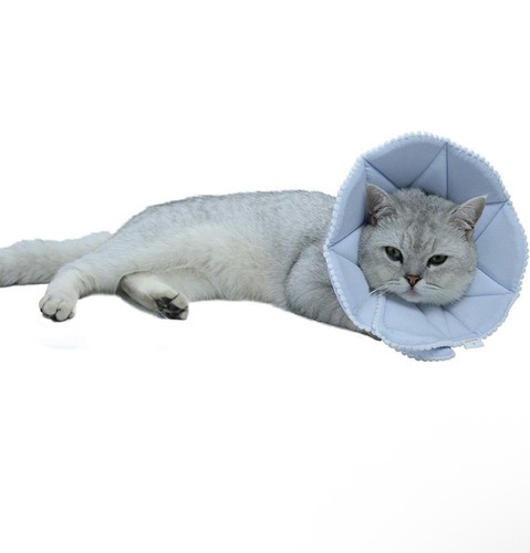 Soft Cat Recovery Collar,Adjustable Dog Cat Cone,Dog Protective Cone Collar