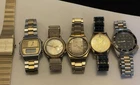 Vntg. Men’s Wristwatch’s, 6 In All! Parts/Repair Bulova,Seiko, Variety