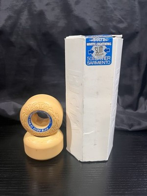RICTA: White Lightning Skateboard Wheels / 50mm / Javier Sarmiento