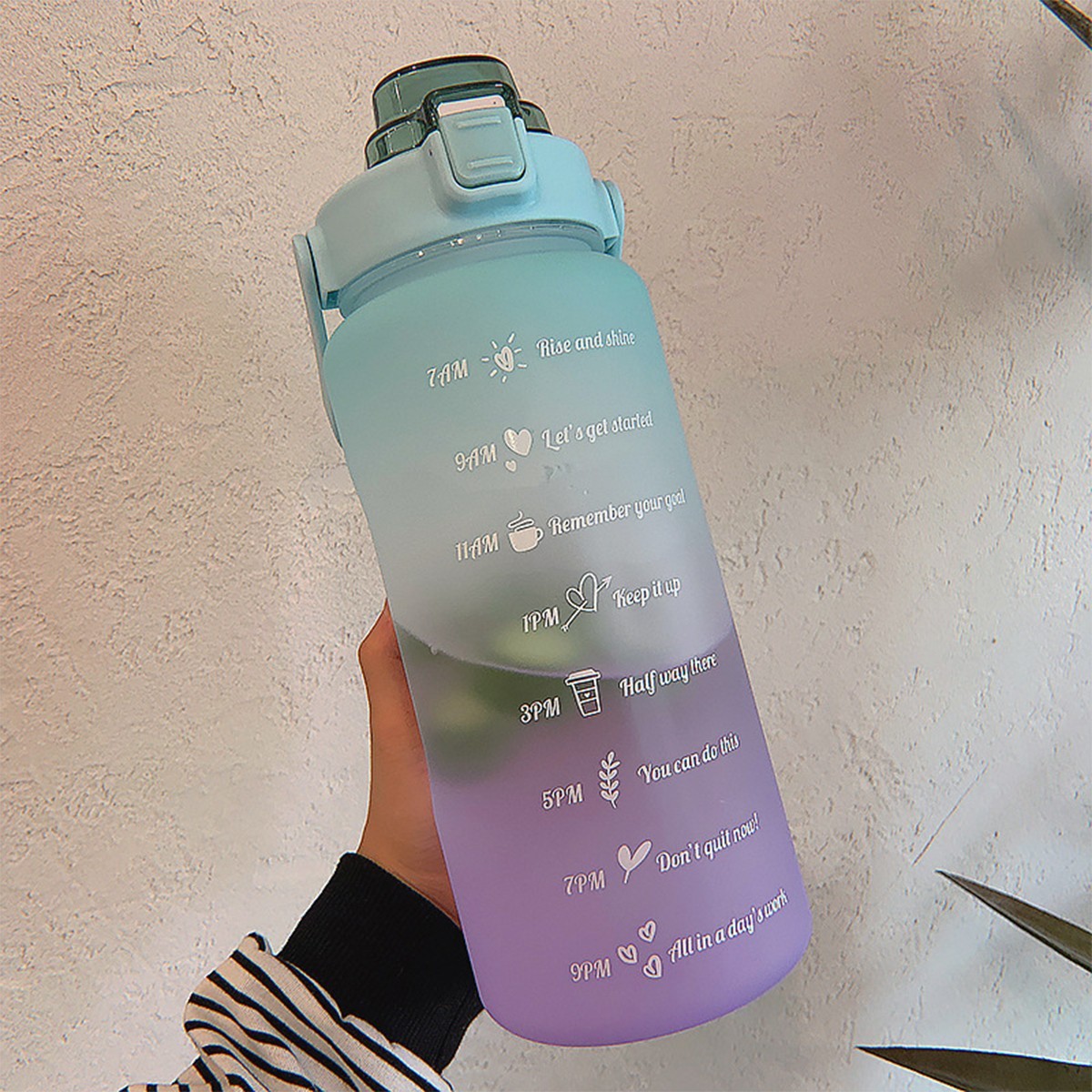 67oz Gradient Sports Water Bottle With Pop-Up Lid