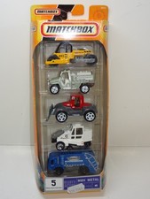 MATCHBOX 5 AUTO GESCHENKSET 8 ÖFFENTLICH-RECHTLICHE BAUFAHRZEUGE (415)