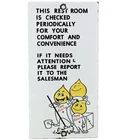 VINTAGE ESSO REST ROOM PORCELAIN SIGN GAS STATION CLEANING MOTOR OIL PUMP PLATE