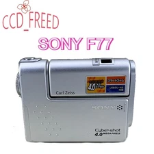 Sony Cyber-shot DSC-F77 Digital Camera 4.0 MP 3X Optical Zoom CCD Sensor Silver