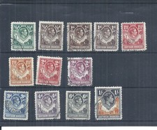 Northern Rhodesia stamps. 1938 GVI used lot to 1s (AT119)