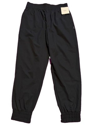 Calvin Klein Women's Black Jogger Pants M Polyester Woven Pockets Logo