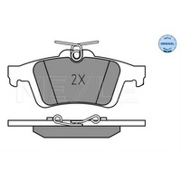 Meyle BremsbeläGe Bremsbelegsatz Hinten FüR Ford Focus II Mazda 3 5