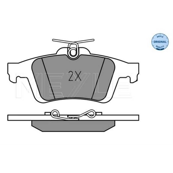 Meyle BremsbeläGe Bremsbelegsatz Hinten FüR Ford Focus II Mazda 3 5-image