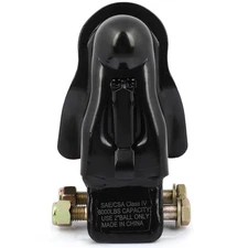 1PCS Black Adjustable Coupler High Quality 2" Ball 8000LBS