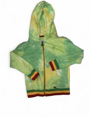 Appaman Girls Green Tie-dye Zip Hoodie | Size: 5