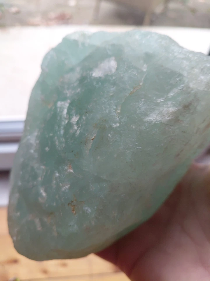 XL 2600gr Naturstein Mineralien Heilstein  Flourit? Aquamarin? - Bild 3 von 4