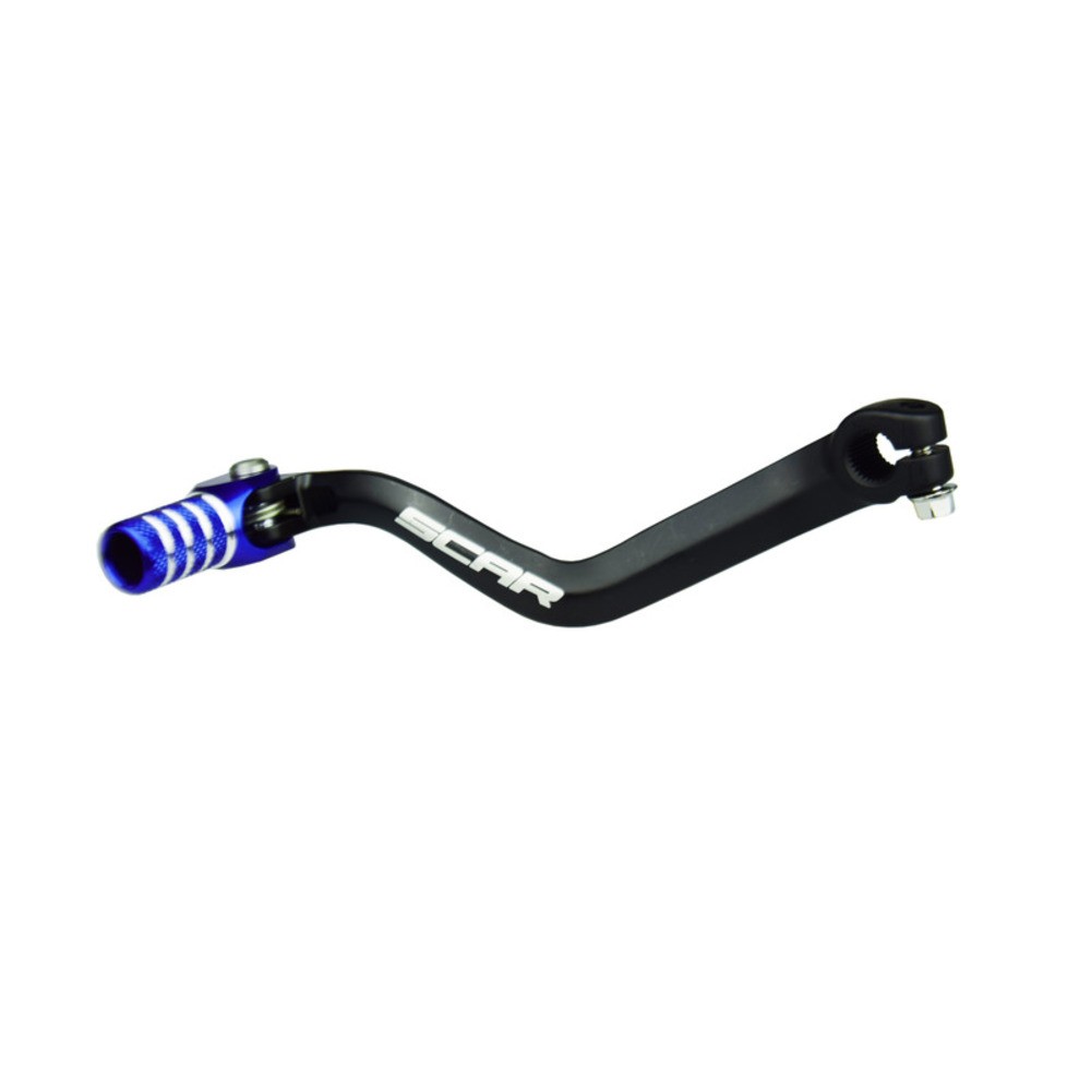 pedale di cambio cicatrice-nera/puntale azzurro per moto ricambi