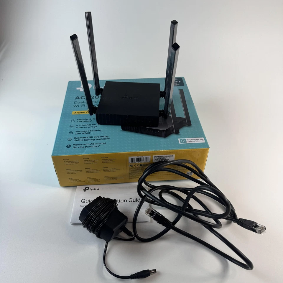 TP-Link Archer C54 AC1200 Dual-Band Wi-Fi 5 Router WPA3 4 Antennas MU-MIMO WPS - Image 4 of 4