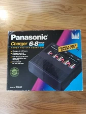 Panasonic BQ-8C Rechargeable Battery Charger AA,AAA,C,D,9V Multi Charger