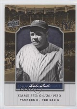 2008 Upper Deck Yankee Stadium Legacy Babe Ruth #YSL553 HOF 3h2
