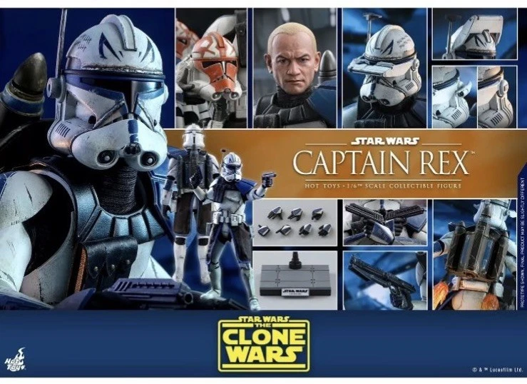 Hot Toys TMS018 Captain Rex Star Wars: Clone Wars | 1/6 Scale Figure-NEW - Image 4 of 4
