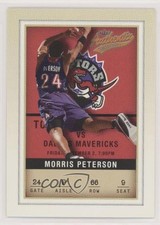 2001-02 Fleer Authentix Morris Peterson #66 0q3