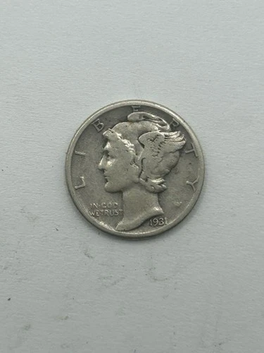 1931-P Mercury Dime — photo from the most recent tracked eBay sale