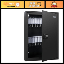 60 Position Key Cabinet with Combination Lock - Digital Steel Key Organizer Ta