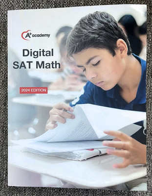 Brand New A+ Academy DIGITAL SAT MATH 2024 Prep for the SAT & ACT Fast Shipping