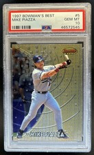 1997 Bowman's Best Mike Piazza #5 Dodgers PSA 10 GEM MINT