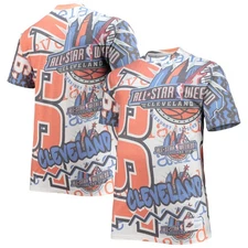 Men's Mitchell & Ness White NBA 1997 All-Star Game Hardwood Classics Big & Tall