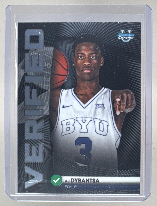 AJ Dybantsa 2025 Bowman #BV-1 Chrome Verified