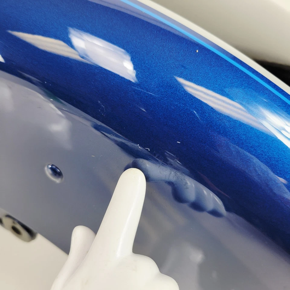 Harley-Davidson Softail Heritage Classic Reef 2022 guardabarros delantero azul vivo negro Foto 4 de 4