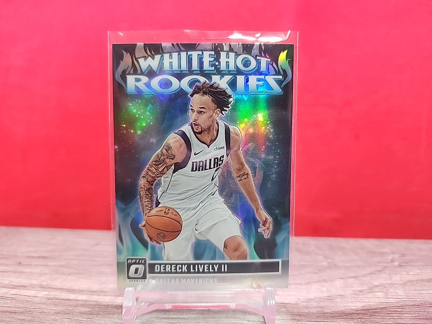 2023-24 Panini Donruss Optic - White Hot Rookies Dereck Lively #8 (RC)