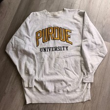 Champion Reverse Weave Purdue University Sweatshirt XXXL Vintage USA Made Gray