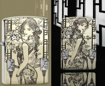 New Zippo oil Lighter Woman with box