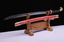 Dragon Liuyedao Sabre Ming Chinese Dao Sword Weapon Saber Longquan Folded Steel