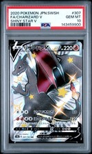 Pokemon Charizard V Stella Lucente Giapponese V 307/190 PSA 10