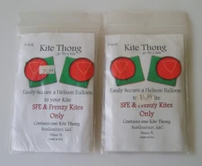 2 SeaQualizer Kite Thongs Helium Balloon Harness for SFE & Frenzy Kites Only