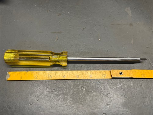 "Driver largo vintage Amalite 5/32"" hexagonal 10-1/2""! ¡Extremo de trinquete de 3/8""! USA! ¡Impresionante! - Imagen 6 de 8