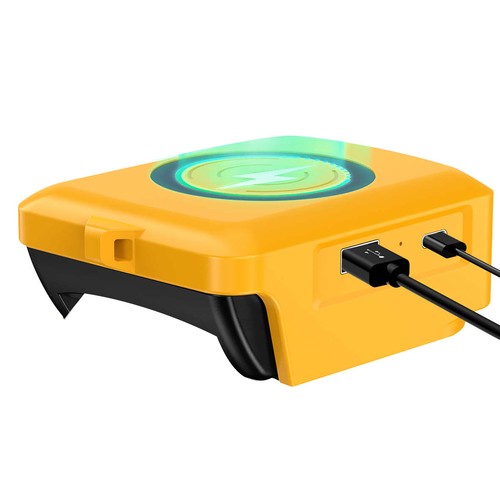 1* Portable Wireless Charger For Dewalt 20V Batteries Extensive Compatibility