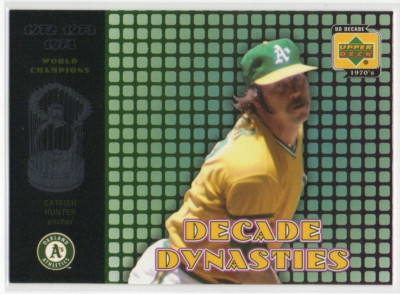 Jim Hunter 2001 Upper Deck Decade 1970's Dynasties #D4  Oakland Athletics  #1