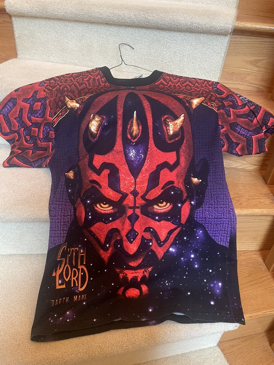 Vintage Star Wars Episode 1 Darth Maul All Over Print T Vintage Star Wars Episode 1 Darth Maul All Over Print T